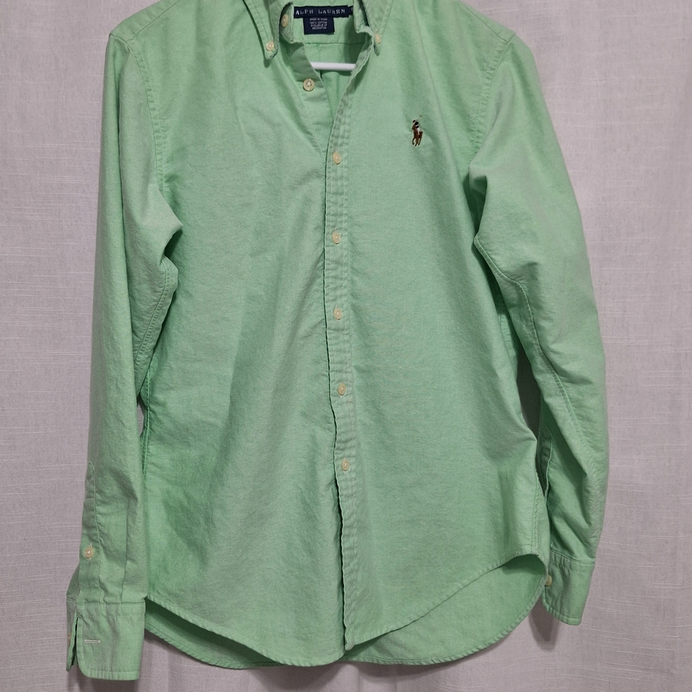 Ralph Lauren Green Casual Button Down Shirt